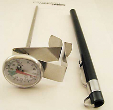 espressomaschinen, thermometer