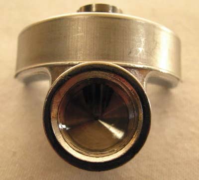 Doppelauslauf Rancilio gebogen kurz verschlossen